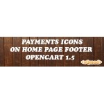Payments Icons On Home Page Footer
